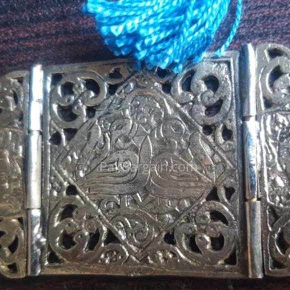 Vintage Amulet Cum Choker- Traditional Handmade Antique Jewellery, - Picture 3 of 4